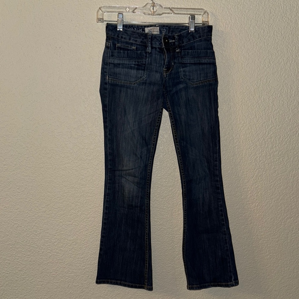 Aeropostale Women's Dark Indigo Boot Cut Jeans